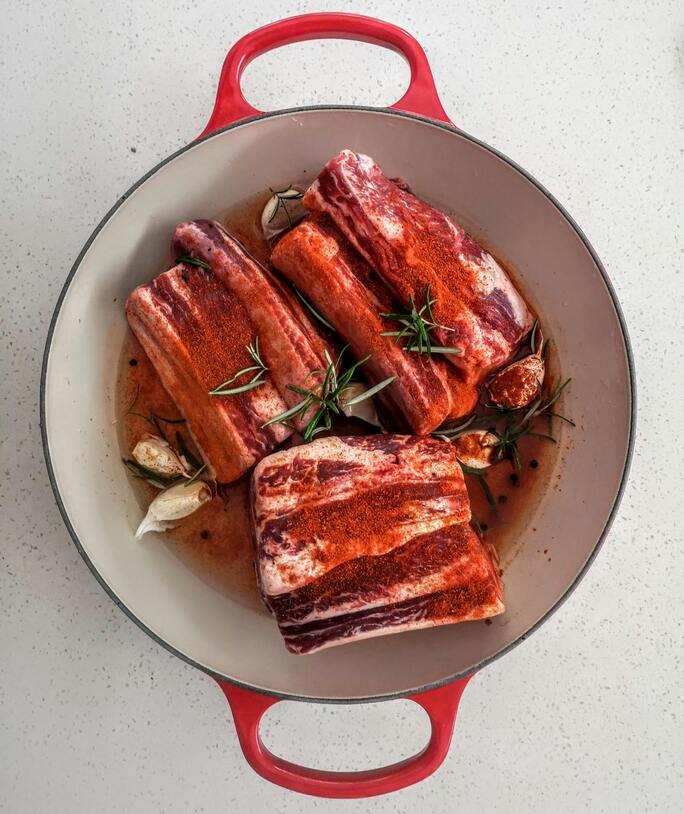 marinated short ribs